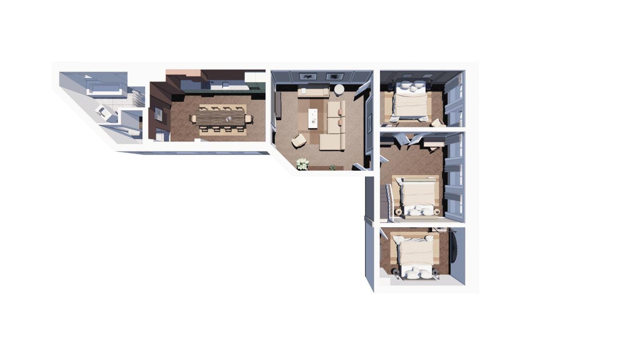 Stylish Spacious Apartment W 3Br In Copenhagen City Екстер'єр фото